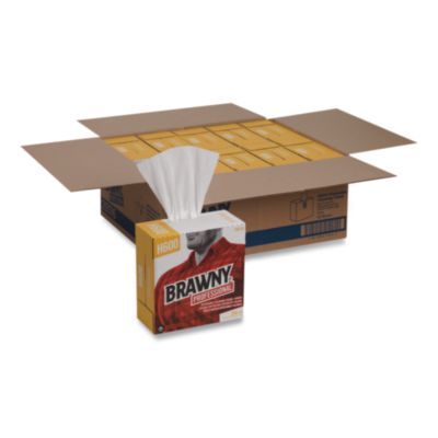 Lightweight Disposable Shop Towels, 9.1 x 12.5, White, 2,000/Carton - 29316 C2G