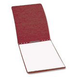 ZEBRA Pressboard Report Cover, Spring Style Fastener, 2" Capacity, 8.5 x 11, Earth Red/Earth Red - 18928