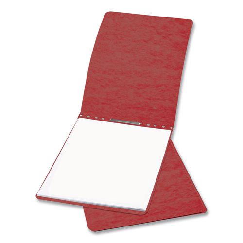 ZEBRA Pressboard Report Cover, Spring Style Fastener, 2" Capacity, 8.5 x 11, Earth Red/Earth Red - 18928