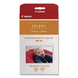 CANON  (RP-54) Ink/Paper Combo, 50 Page-Yield, Tri-Color - 8567B001