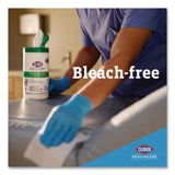 Hydrogen Peroxide Cleaner Disinfectant Wipes, 9 x 6.75, Unscented, White, 95/Canister, 6 Canisters/Carton - 30824