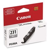 CANON  (CLI-231) Ink, 800 Page-Yield, Gray - 6678C001