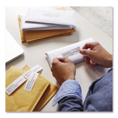LabelWriter Address Labels, 1.12" x 3.5", White, 260 Labels/Roll, 2 Rolls/Pack - 30572