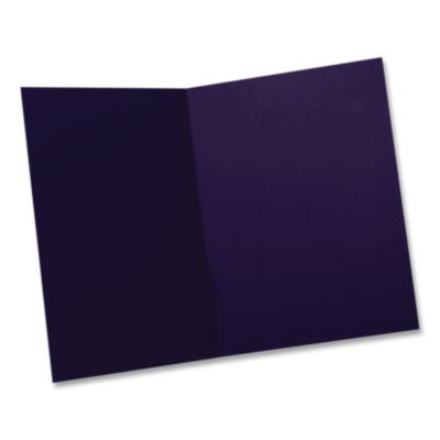 Monogram Executive Twin Pocket Folders, Accommodates (80) 11 x 8.5 Sheets, Blue/Gold, 4/Pack - 04162 C2G