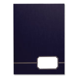 Monogram Executive Twin Pocket Folders, Accommodates (80) 11 x 8.5 Sheets, Blue/Gold, 4/Pack - 04162 C2G