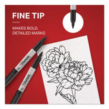 Permanent Marker Value Pack, Fine Bullet Tip, Black, 36/Pack - 1884739