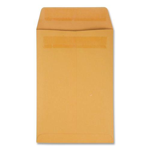 C2G Redi-Seal Catalog Envelope, #1, Cheese Blade Flap, Redi-Seal Adhesive Closure, 6 x 9, Brown Kraf - 43167