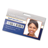 FELLOWES POUCH,S-ADHV,ID TG,5/PK - 5220701