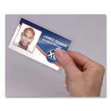 FELLOWES POUCH,S-ADHV,ID TG,5/PK - 5220701