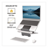FELLOWES Breyta Laptop Stand, 9.25" x 10.55" x 0.55" - 8", White, Supports Up to 8.8 lbs - 100098501