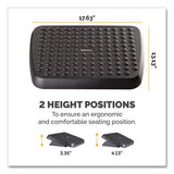 FELLOWES Standard Footrest, Adjustable, 17.63w x 13.13d x 3.75h, Graphite - 48121