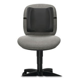 FELLOWES Standard Back Support, 13 x 4 x 12, Black - 91905