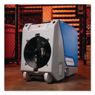 Crawl Space Commercial Dehumidifier With Pump, 90 pt Tank Capacity, 13.31 x 34 x 25, Blue - 246707