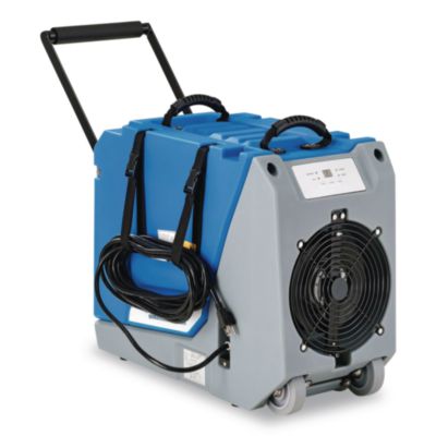 Crawl Space Commercial Dehumidifier With Pump, 90 pt Tank Capacity, 13.31 x 34 x 25, Blue - 246707
