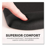 FELLOWES PlushTouch Keyboard Wrist Rest with FoamFusion Technology, 18.12 x 3.19, Graphite - 9252301