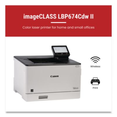 imageCLASS LBP674Cdw II Wireless Laser Printer - 7186C006