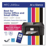 MFCJ1410DW Work Smart 1410 Wireless Color Inkjet AIO Printer, Copy/Print/Scan - MFCJ1410DW