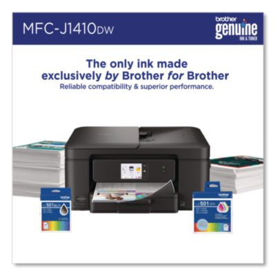 MFCJ1410DW Work Smart 1410 Wireless Color Inkjet AIO Printer, Copy/Print/Scan - MFCJ1410DW