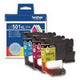 LC501XL3PKS High-Yield Ink, 500 Page-Yield, Cyan/Magenta/Yellow, 3/Pack - LC501XL3PKS
