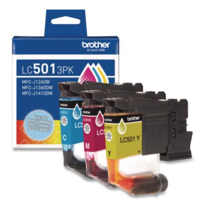 LC5013PKS Ink, 200 Page-Yield, Cyan/Magenta/Yellow, 3/Pack - LC5013PKS