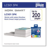 LC5013PKS Ink, 200 Page-Yield, Cyan/Magenta/Yellow, 3/Pack - LC5013PKS