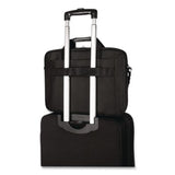 Classic Slim Laptop Briefcase, Fits Devices Up to 16", 16.75 x 3.25 x 12.8, Black - TCT027US