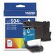 LC504 INKvestment Ink, 500 Page-Yield, Cyan - LC504CS