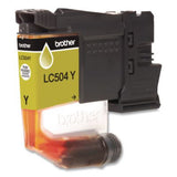 LC504 INKvestment Ink, 500 Page-Yield, Yellow - LC504YS