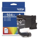 LC504 INKvestment Ink, 600 Page-Yield, Black - LC504BKS
