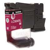 LC504 INKvestment, High-Yield Ink, 1,000  Page-Yield, Magenta - LC504XLMS