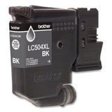 LC504 INKvestment, High-Yield Ink, 1,500 Page-Yield, Black - LC504XLBKS