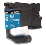LC504 INKvestment, High-Yield Ink, 1,000 Page-Yield, Cyan - LC504XLCS