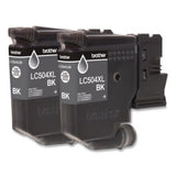 LC504 INKvestment, High-Yield Ink, 3,000 Page-Yield, Black - LC504XL2PKS