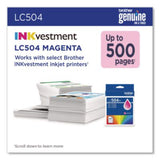 LC504 INKvestment Ink, 500 Page-Yield, Magenta - LC504MS