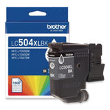 LC504 INKvestment, High-Yield Ink, 1,500 Page-Yield, Black - LC504XLBKS