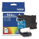 LC504 INKvestment, High-Yield Ink, 1,000 Page-Yield, Cyan - LC504XLCS