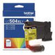 LC504 INKvestment, High-Yield Ink, 1,000 Page-Yield, Yellow - LC504XLYS