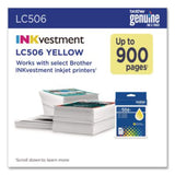 LC506 INKvestment, 900 Page-Yield, Yellow - LC506YS
