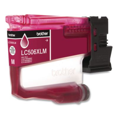 LC506 INKvestment, High-Yield Ink, 1,500 Page-Yield, Magenta - LC506XLMS