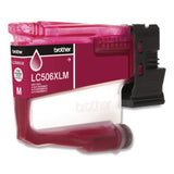 LC506 INKvestment, High-Yield Ink, 1,500 Page-Yield, Magenta - LC506XLMS