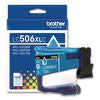 LC506 INKvestment, High-Yield Ink, 1,500 Page-Yield, Cyan - LC506XLCS