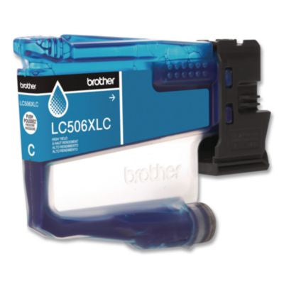 LC506 INKvestment, High-Yield Ink, 1,500 Page-Yield, Cyan - LC506XLCS