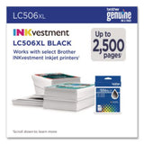 LC506 INKvestment, High-Yield Ink, 2,500, Page-Yield, Black - LC506XLBKS