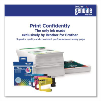 LC506 INKvestment, High-Yield Ink, 1,500 Page-Yield, Cyan/Magenta/Yellow - LC506XL3PKS