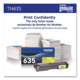 TN635 Toner, 1,800 Page-Yield, Yellow - TN635Y