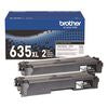 TN635XL High-Yield Toner, 7,500 Page-Yield, Black, 2/Pack - TN635XL2PK