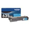 BROTHER Printer Consumables TN635XXL Super High-Yield Toner, 6,500 Page-Yield, Cyan - TN635XXLC