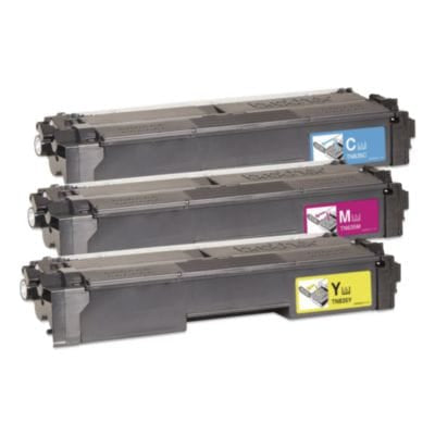 BROTHER Printer Consumables TN635 Toner, 1,800 Page-Yield, Cyan/Magenta/Yellow, 3/Pack - TN6353PK