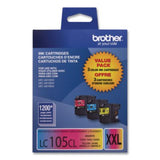 LC1053PKS Innobella Super High-Yield Ink, 1,200 Page-Yield, Cyan/Magenta/Yellow - LC1053PKS