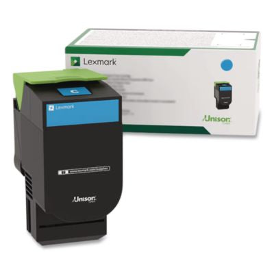 74C10C0 Return Program Unison Toner, 3,000 Page-Yield, Cyan - 74C10C0